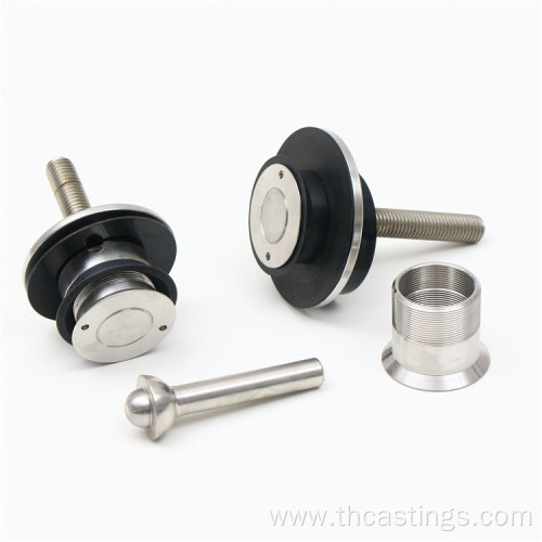 CNC Machining 316 Stainless Steel Glass Fixing Bolt